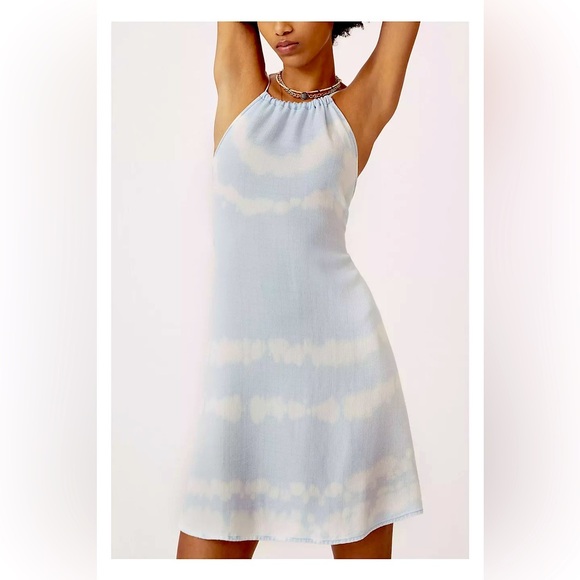 Cloth & Stone x Anthropologie Tie-Dye Swing Mini Dress - Size M - Picture 1 of 3
